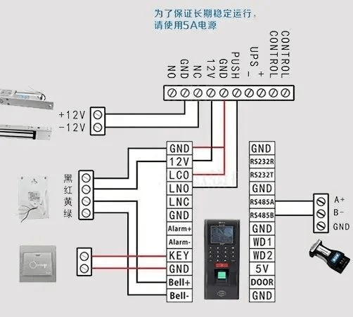 音响控制器接线图解